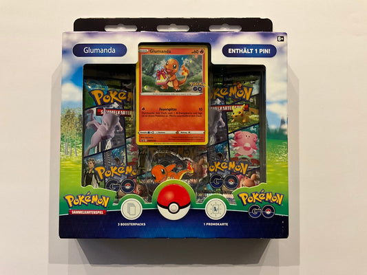 Pokémon GO Glumanda Pin Kollektion Deutsch OVP Sealed | Pokémon TCG