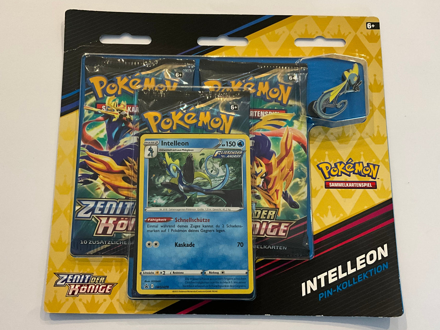 Pokémon Zenit der Könige Intelleon Pin-Kollektion Deutsch OVP Sealed | Pokémon TCG