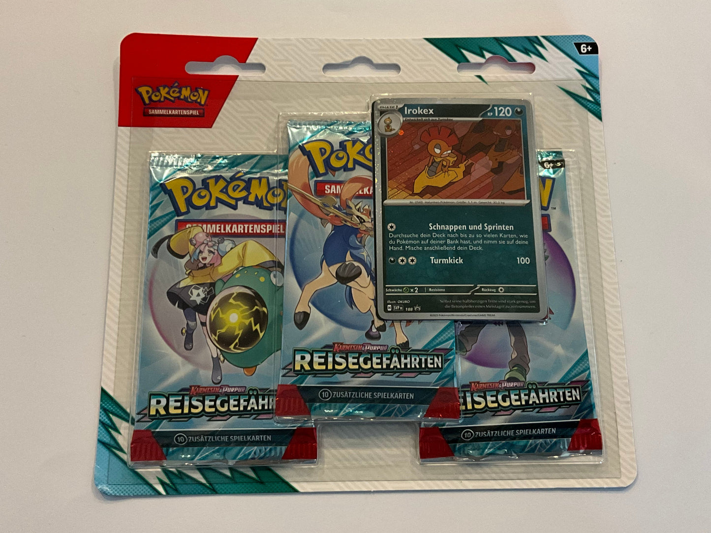 Pokémon Karmesin & Purpur – Reisegefährten 3-Pack Blister Deutsch OVP Sealed