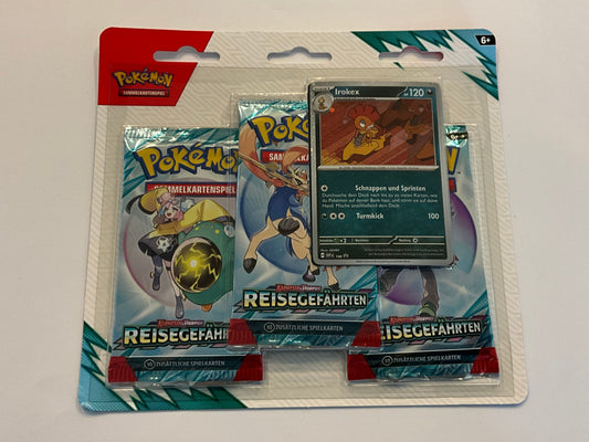 Pokémon Karmesin & Purpur – Reisegefährten 3-Pack Blister Deutsch OVP Sealed