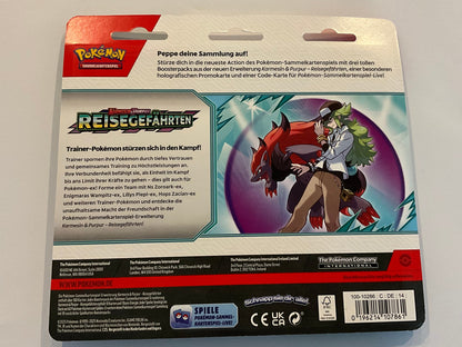 Pokémon Karmesin & Purpur – Reisegefährten 3-Pack Blister Deutsch OVP Sealed
