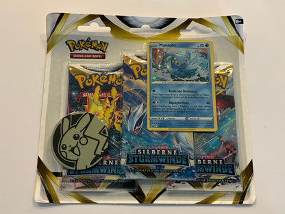 Pokémon Schwert & Schild – Silberne Sturmwinde 3-Pack Blister Deutsch OVP Sealed | Pokémon TCG