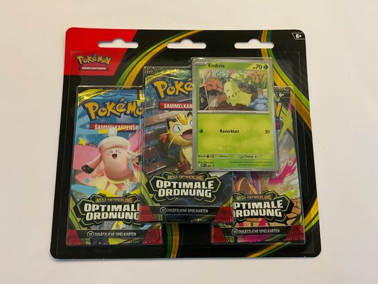 Pokémon Mega-Entwicklung – Optimale Ordnung 3-Pack Blister Deutsch OVP Sealed | Pokémon TCG