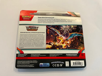 Pokémon Obsidianflammen 3er Blister Deutsch OVP Sealed | Pokémon TCG
