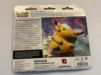 Pokémon Schwert & Schild – Vivid Voltage Vaporeon 3er Blister Englisch OVP Sealed | Pokémon TCG