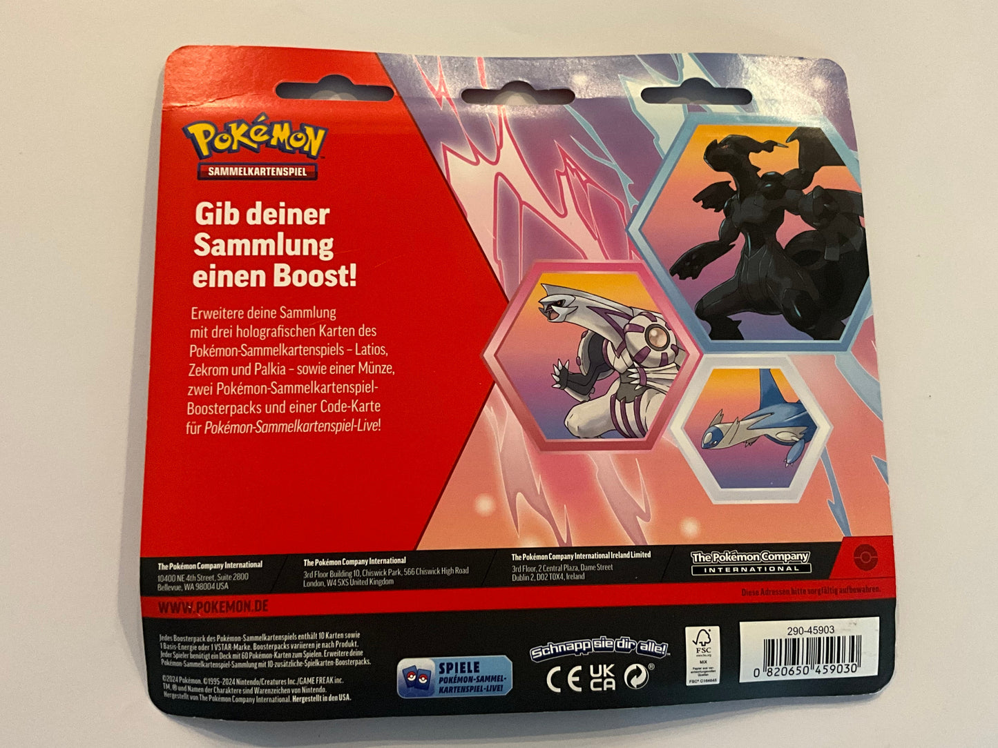 Pokémon Enhanced 2-Pack Blister Zekrom, Latios & Palkia Deutsch OVP Sealed | Pokémon TCG