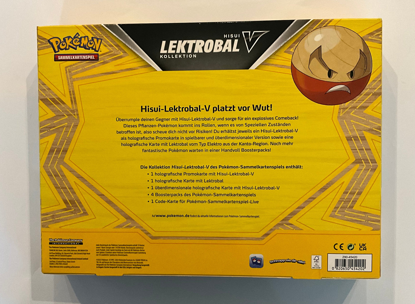 Pokémon Hisui-Lektrobal-V Kollektion Deutsch OVP Sealed | Pokémon TCG