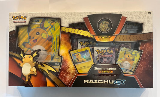 Pokémon Schimmernde Legenden Spezial-Kollektion Raichu-GX Deutsch OVP Sealed | Pokémon TCG
