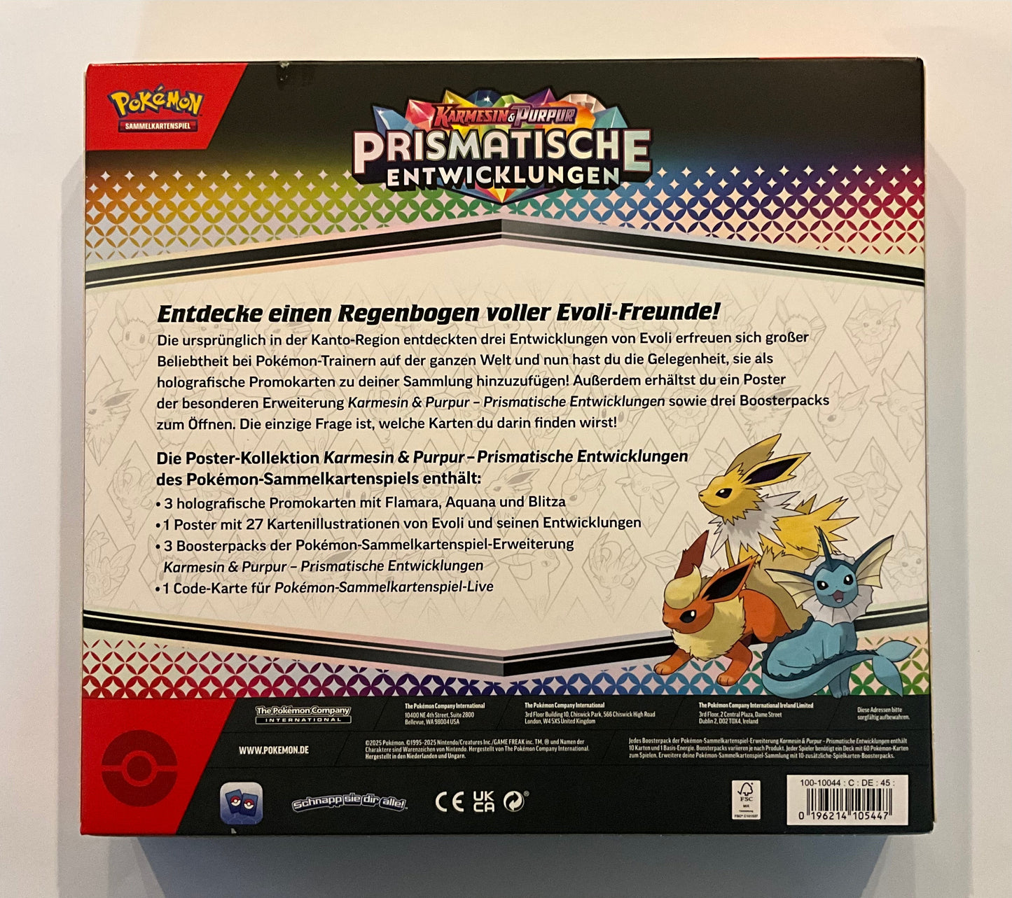 Pokémon Karmesin & Purpur – Prismatische Entwicklungen Poster-Kollektion Deutsch OVP Sealed | Pokémon TCG