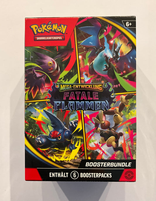 Pokémon Mega-Entwicklung – Fatale Flammen Booster Bundle Deutsch OVP Sealed | Pokémon TCG