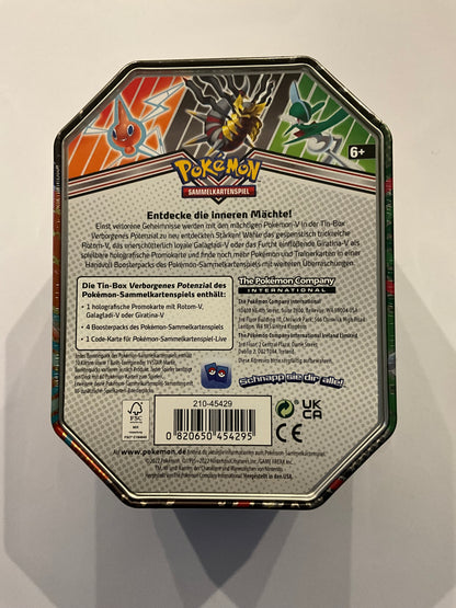Pokémon Tin-Box Rotom-V Deutsch OVP Sealed | Pokémon TCG