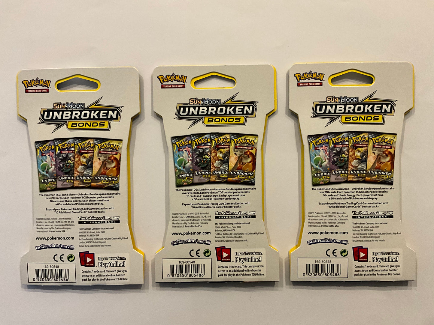 Pokémon Unbroken Bonds Sleeved Booster Pack English Sealed