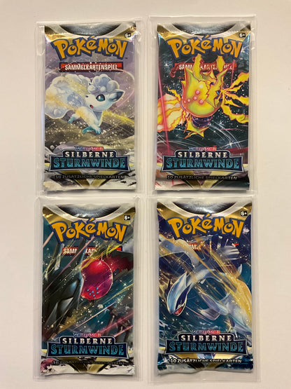 Art Set Bundle Pokémon Schwert & Schild – Silberne Sturmwinde Booster Deutsch OVP Sealed | Pokémon TCG