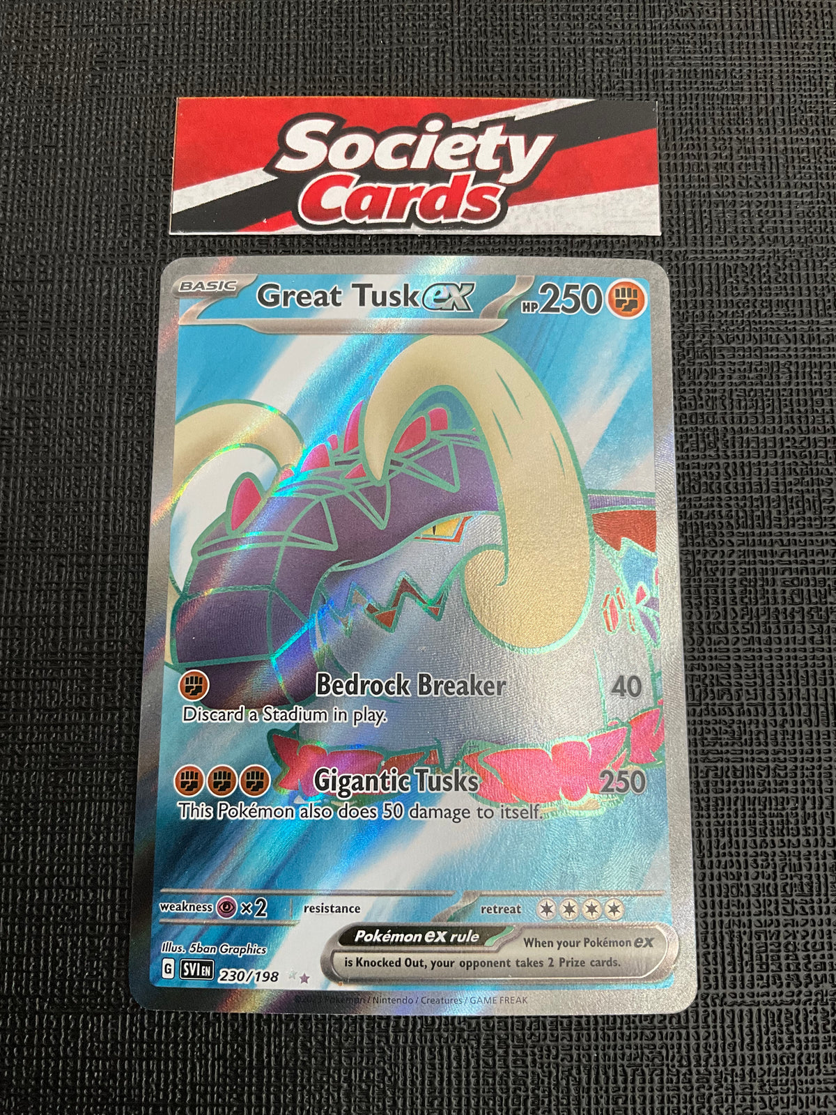 Pokémon Great Tusk ex 230/198 – Ultra Rare (Englisch)