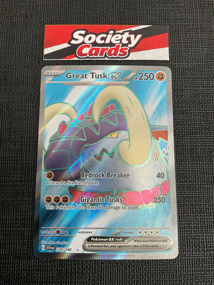 Pokémon Great Tusk ex 230/198 – Ultra Rare (Englisch)