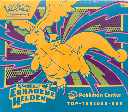 Pokémon Center Top-Trainer-Box Mega-Entwicklung – Erhabene Helden (Deutsch)