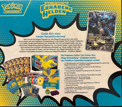 Pokémon Center Top-Trainer-Box Mega-Entwicklung – Erhabene Helden (Deutsch)