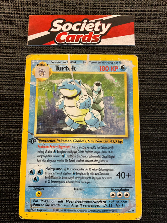 Pokémon Turtok 2/102 Holo – 1. Edition – Grundset (Deutsch)
