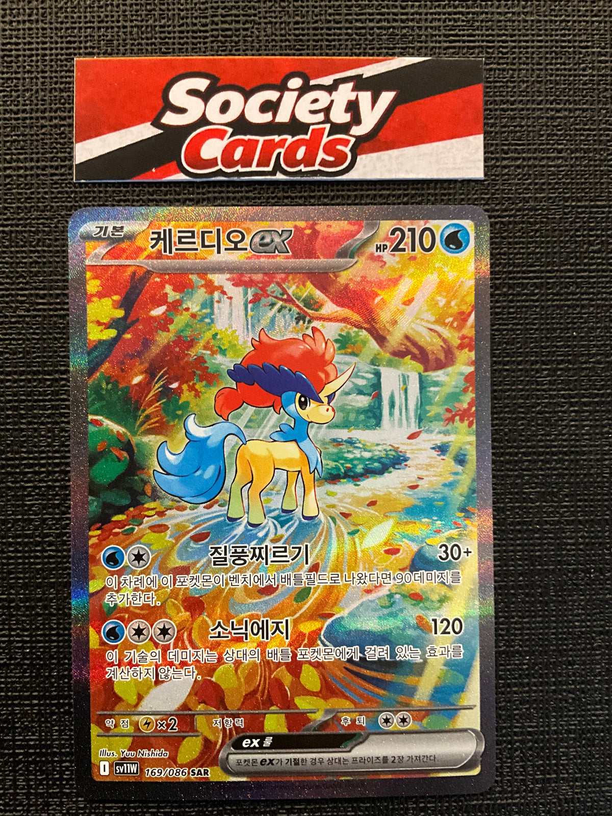 Pokémon Keldeo ex 169/086 SAR – White Flare (Koreanisch)