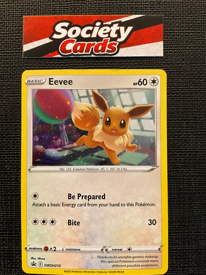 Pokémon Eevee SWSH212 – Black Star Promo Holo (Englisch)