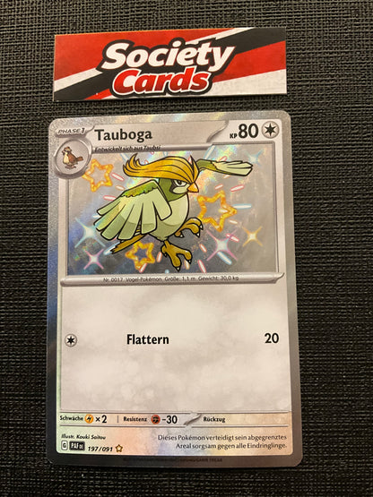 Pokémon Tauboga 197/091 – Shiny Rare – Paldeas Schicksale (Deutsch)