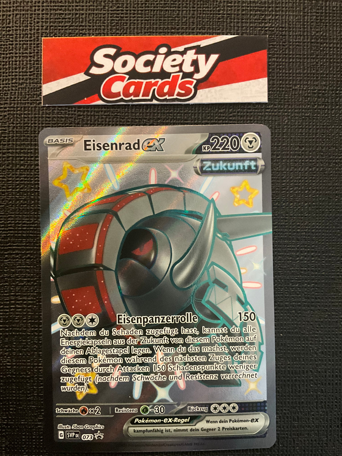 Pokémon Eisenrad-ex SVP 073 Shiny Promo (Deutsch)