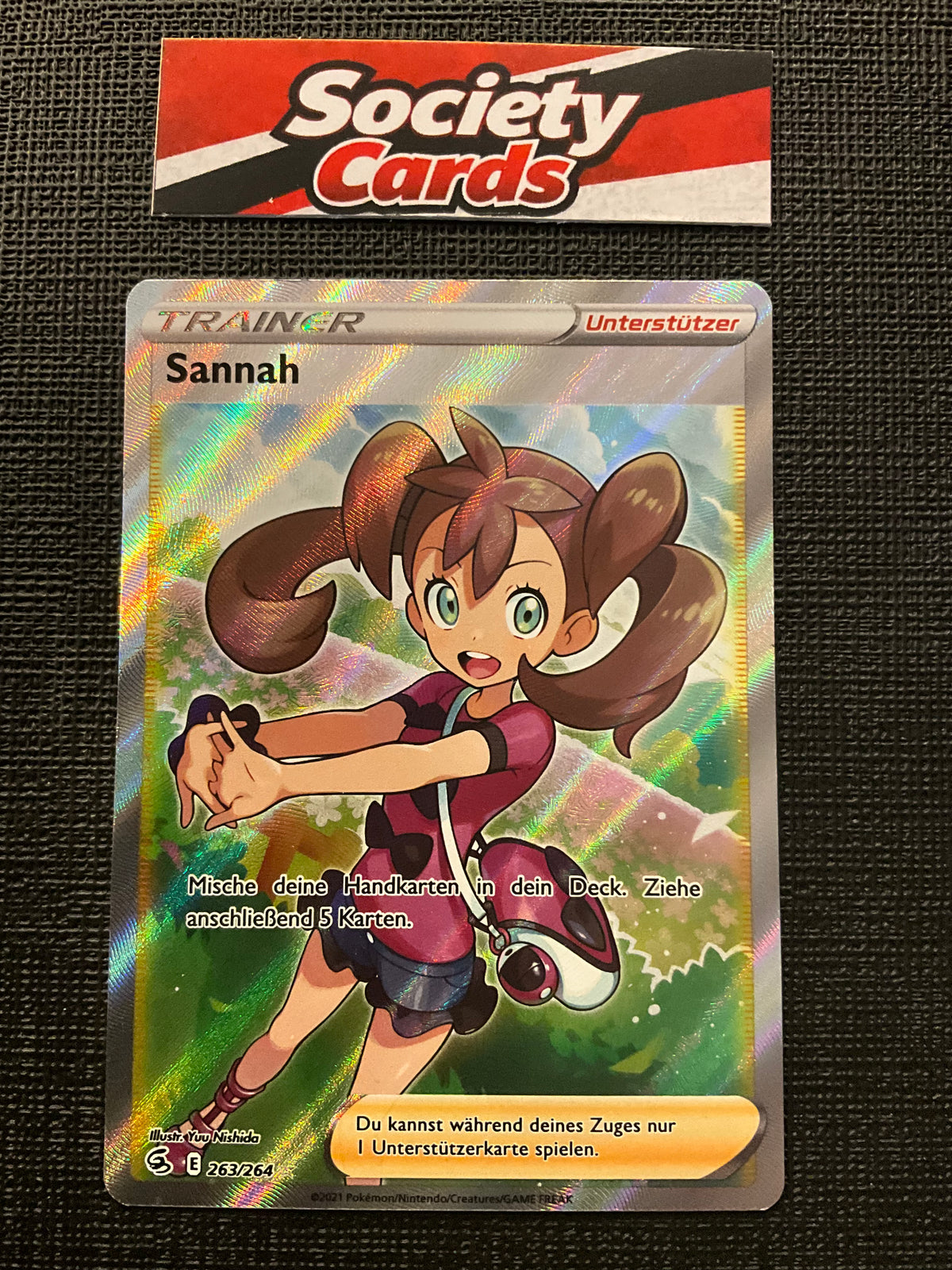 Pokémon Sannah 263/264 Full Art – Fusionsangriff (Deutsch)