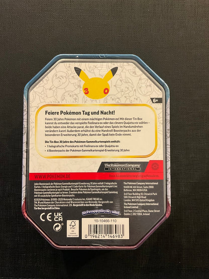 Pokémon 30 Jahre Feelinara-ex Tin-Box – Tag (Deutsch)
