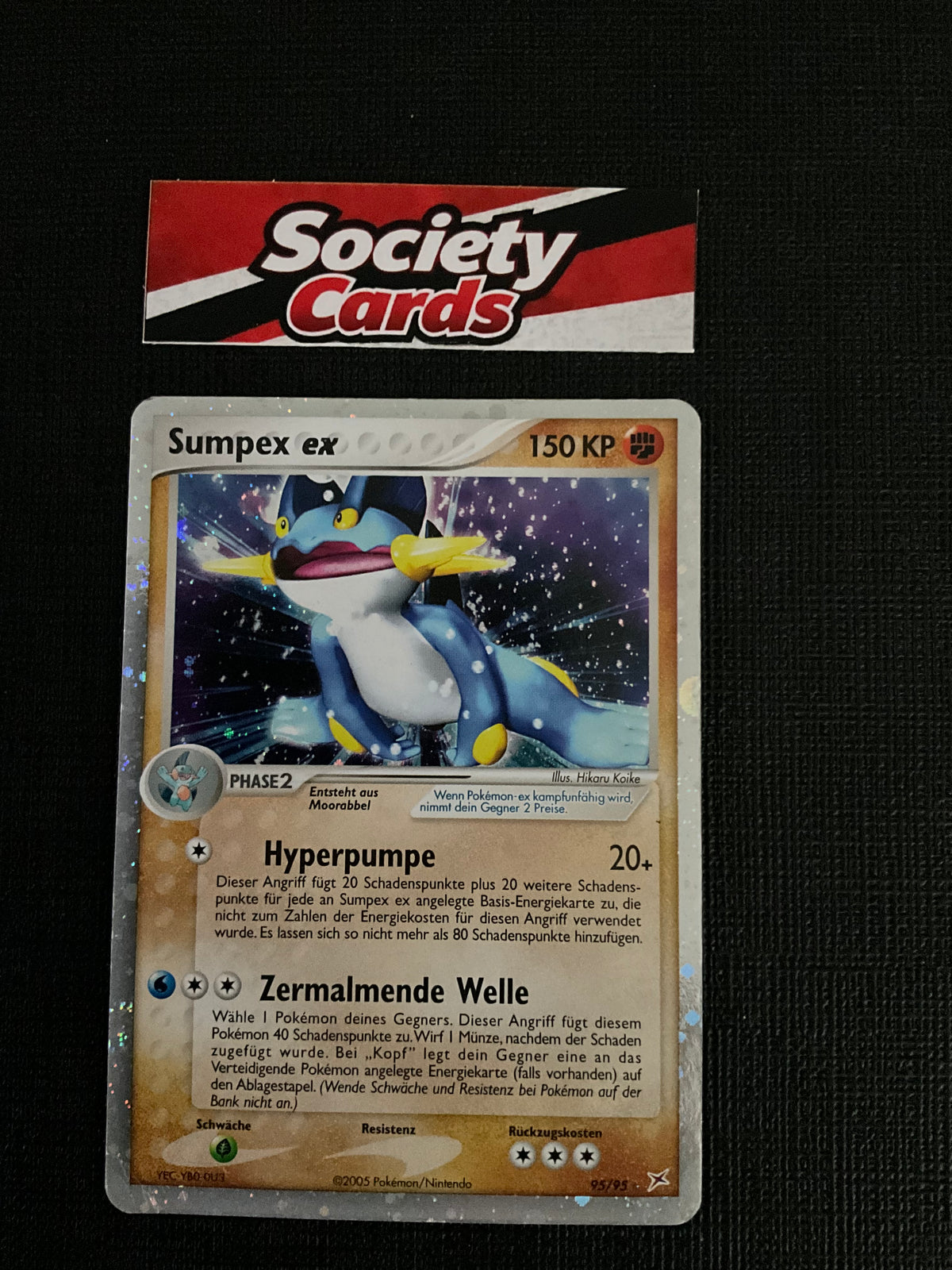 Pokémon Sumpex ex 95/95 Holo – EX Team Magma vs Team Aqua (Deutsch)