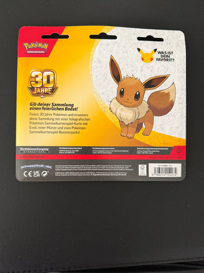 Pokémon 30 Jahre 2er-Pack-Blister – Evoli (Deutsch)