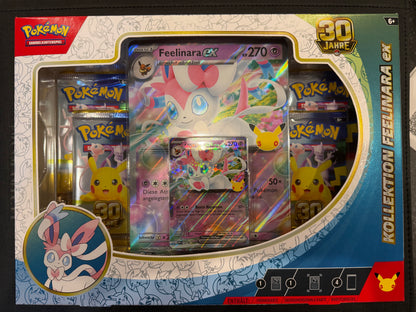 Pokémon 30 Jahre Feelinara-ex oder Quajutsu-ex Kollektion – Zufallsauswahl (Deutsch)