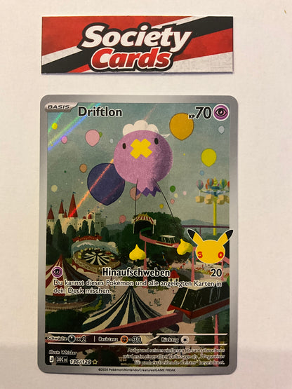 Pokémon Driftlon 136/128 Illustration Rare – 30 Jahre (Deutsch)