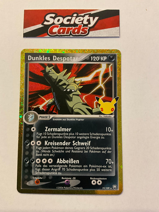 Pokémon Dunkles Despotar 19/109 Holo – 30 Jahre (Deutsch)