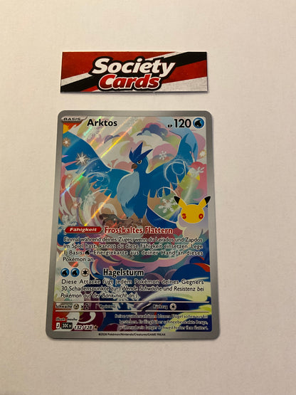 Pokémon Arktos 132/128 Illustration Rare – 30 Jahre (Deutsch)