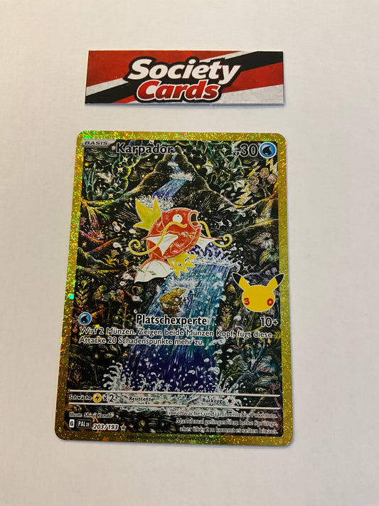 Pokémon Karpador 203/193 Illustration Rare Holo – Entwicklungen in Paldea (Deutsch)