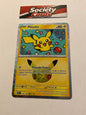 Pokémon Pikachu 029/128 Holo – Nr. 07/30 – 30 Jahre (Deutsch)
