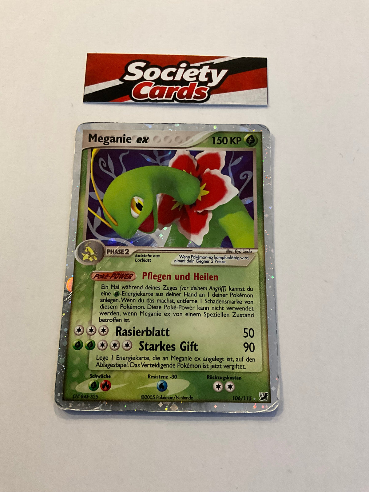 Pokémon Meganie ex 106/115 Holo – EX Verborgene Mächte (Deutsch)