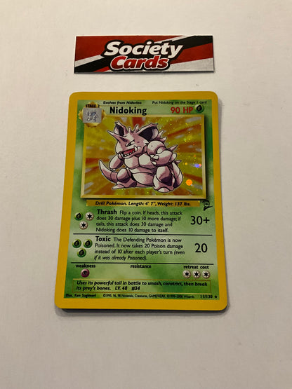 Pokémon Nidoking 11/130 Holo – Base Set 2 (Englisch)