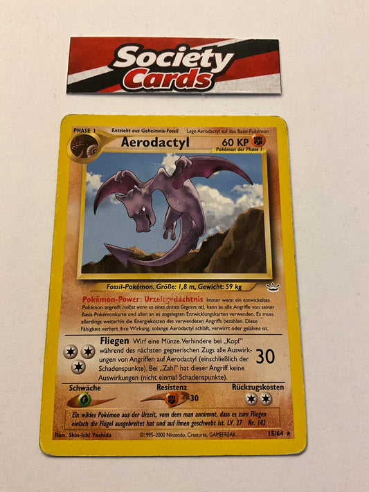 Pokémon Aerodactyl 15/64 Rare – Neo Revelation (Deutsch)