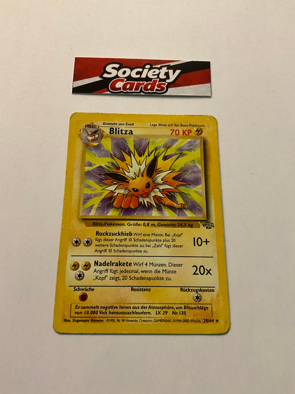 Pokémon Blitza 20/64 Rare – Dschungel (Deutsch)