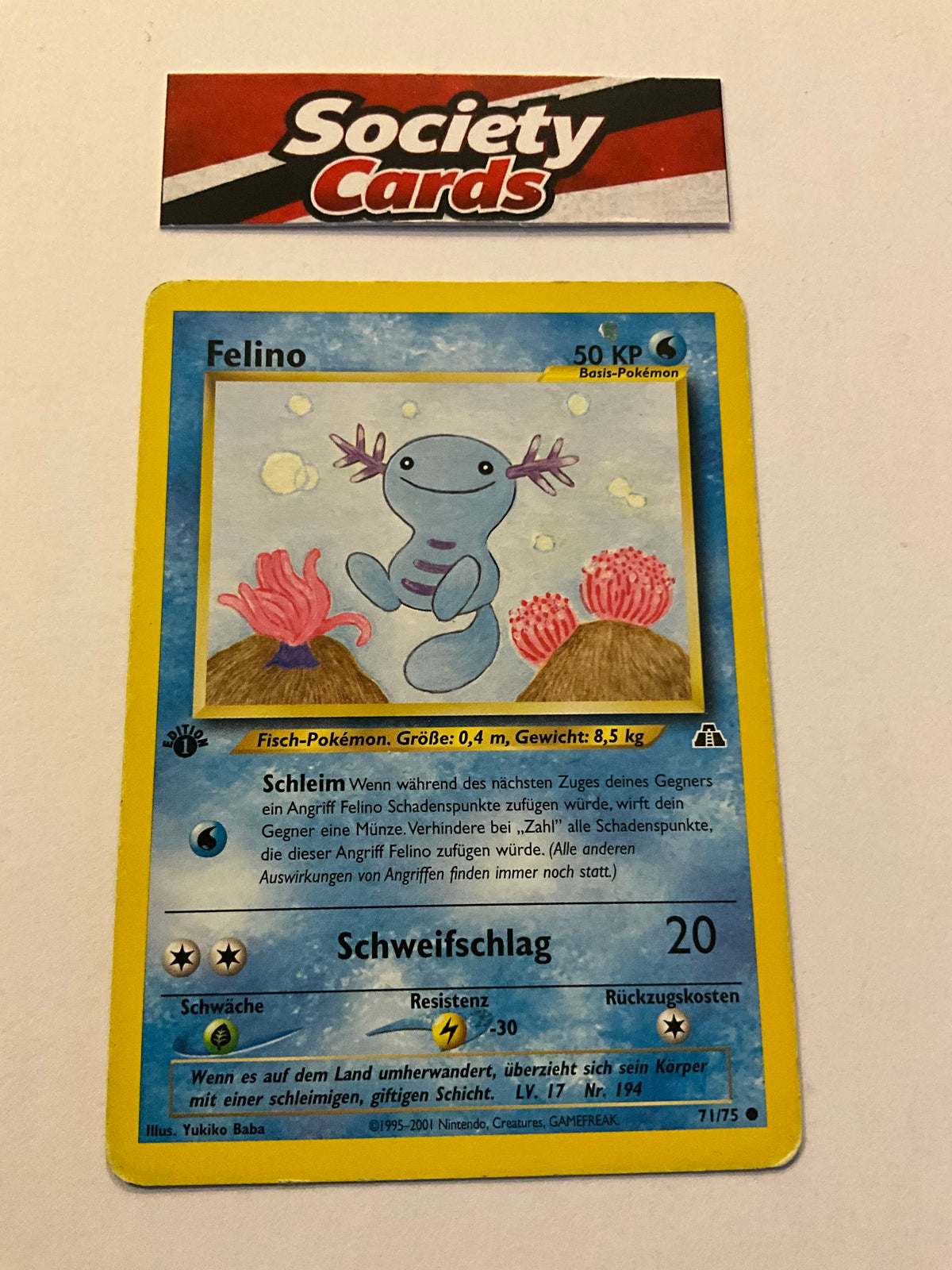 Pokémon Felino 71/75 1. Edition – Neo Entdeckung (Deutsch)