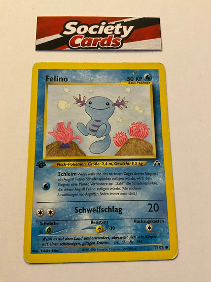 Pokémon Felino 71/75 1. Edition – Neo Entdeckung (Deutsch)