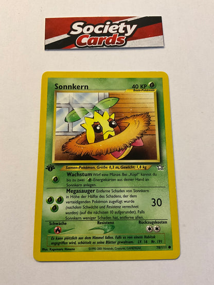 Pokémon Sonnkern 78/111 1. Edition – Neo Genesis (Deutsch)