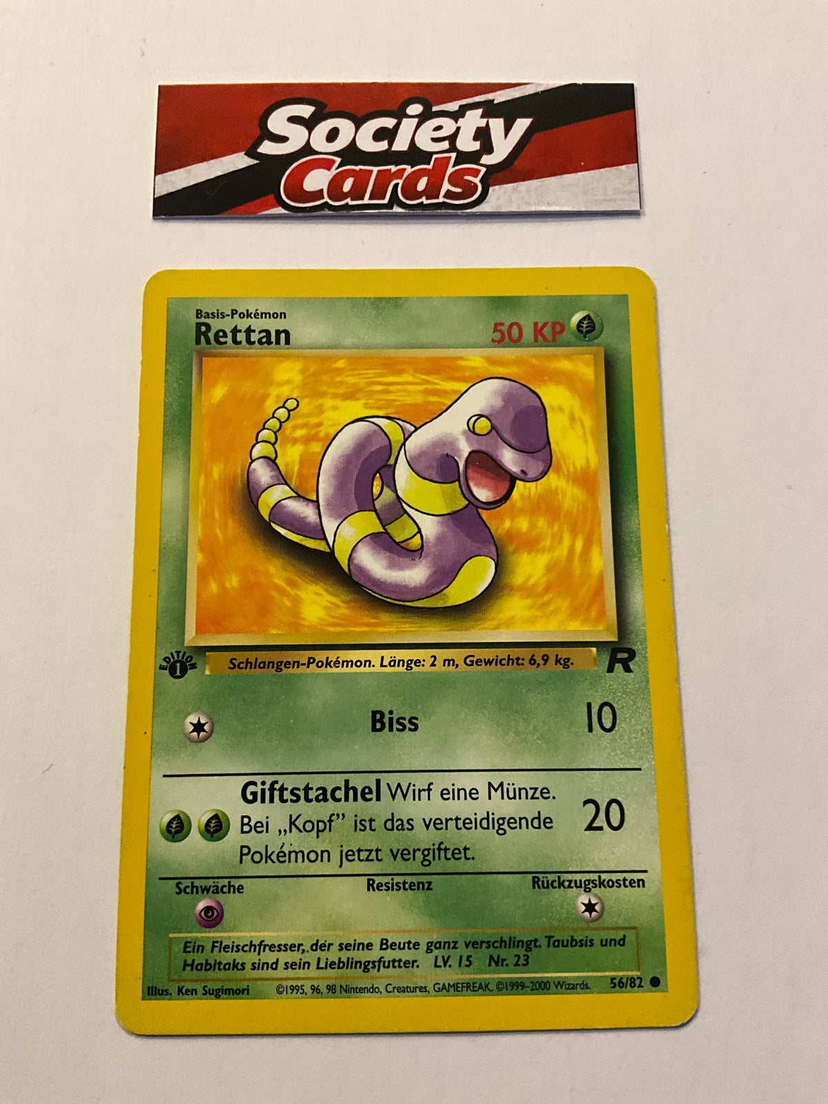 Pokémon Rettan 56/82 1. Edition – Team Rocket (Deutsch)
