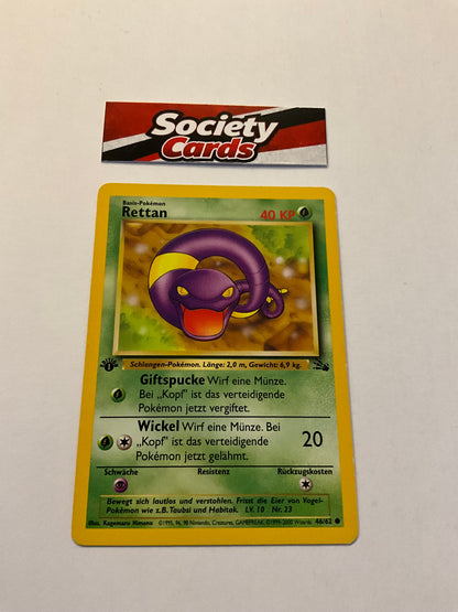 Pokémon Rettan 46/62 1. Edition – Fossil (Deutsch)