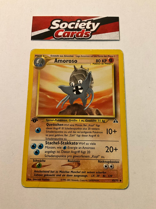Pokémon Amoroso 43/75 1. Edition – Neo Entdeckung (Deutsch)