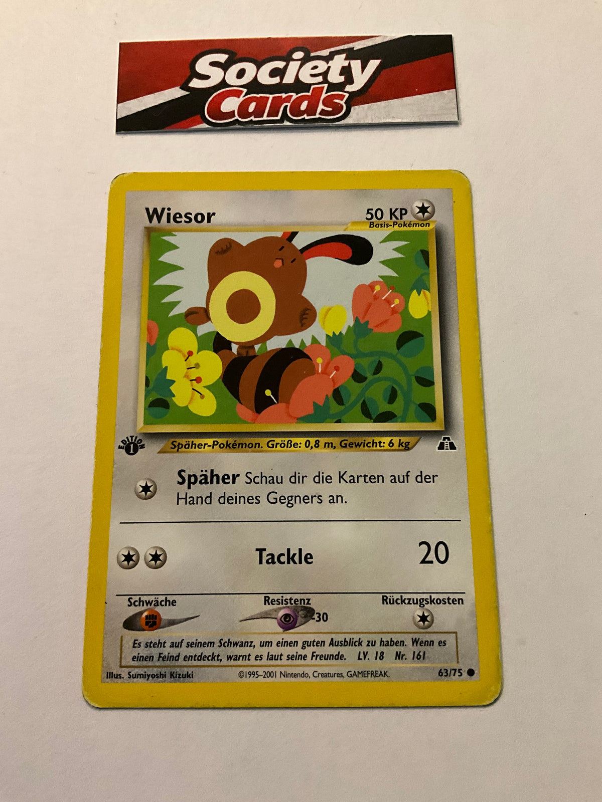 Pokémon Wiesor 63/75 – Neo Discovery 1. Edition (Deutsch) – Excellent (EX)