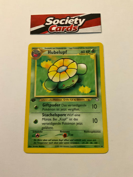 Pokémon Hubelupf 49/111 – Neo Genesis 1. Edition (Deutsch) – Excellent (EX)