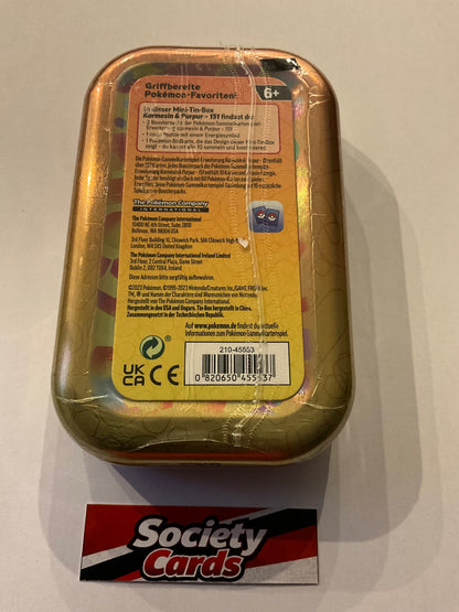 Pokémon Karmesin & Purpur – 151 Mini-Tin Magnetilo (Deutsch)