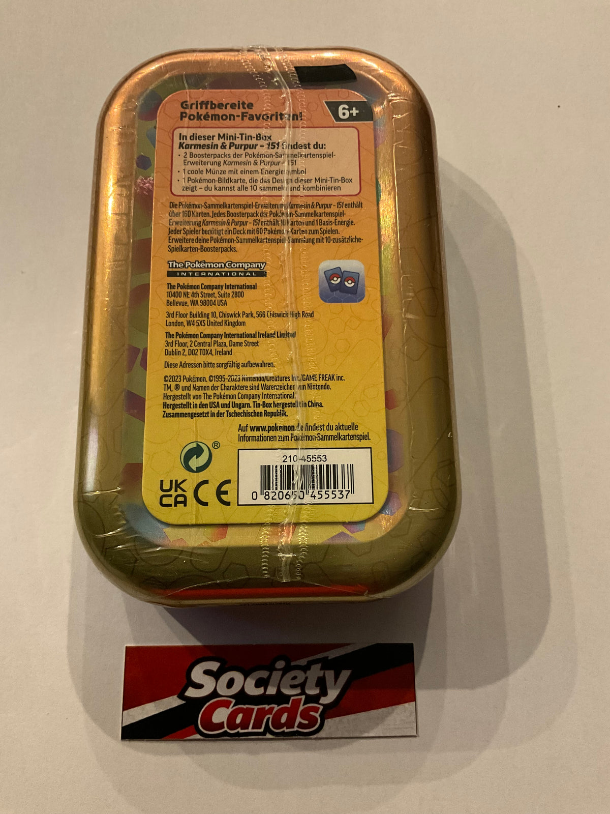 Pokémon Karmesin & Purpur – 151 Mini-Tin Mauzi (Deutsch)